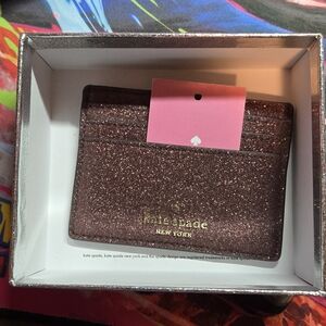 Kate Spade Glitter Card Holder